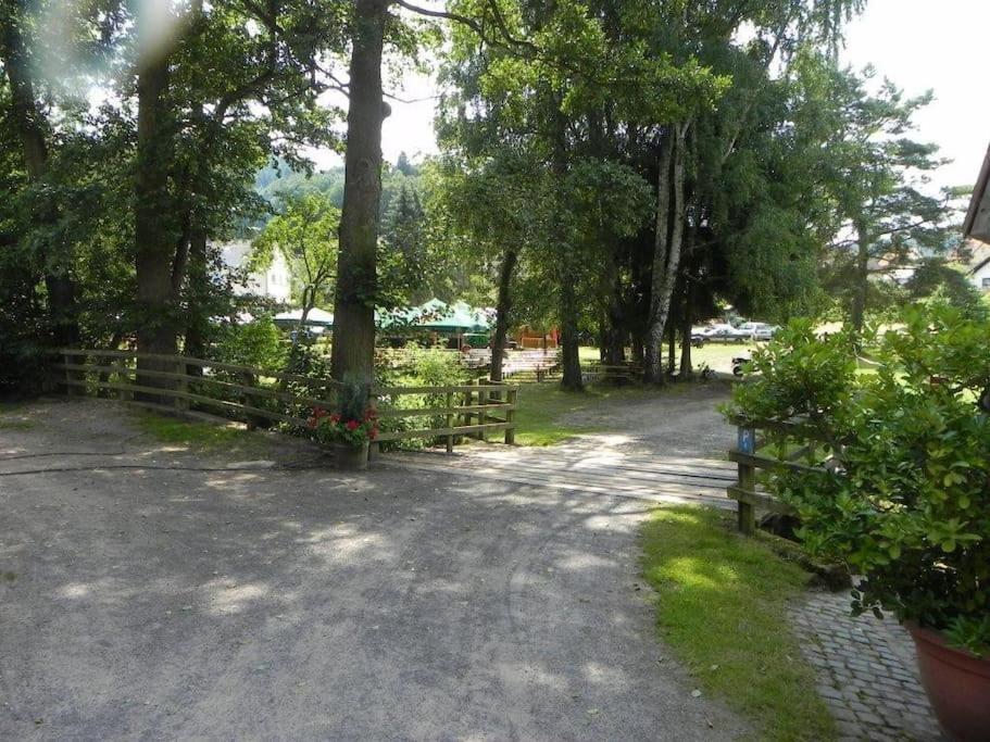 Ferienwohnung Tiererlebnishof Obermuehle Biebergemund Exterior foto